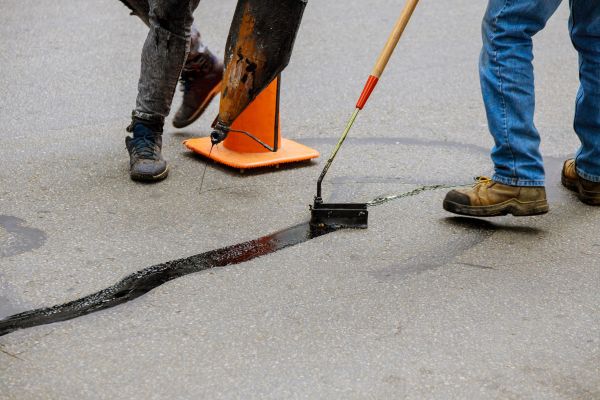 Parking Lot Crack Sealing in Berkeley